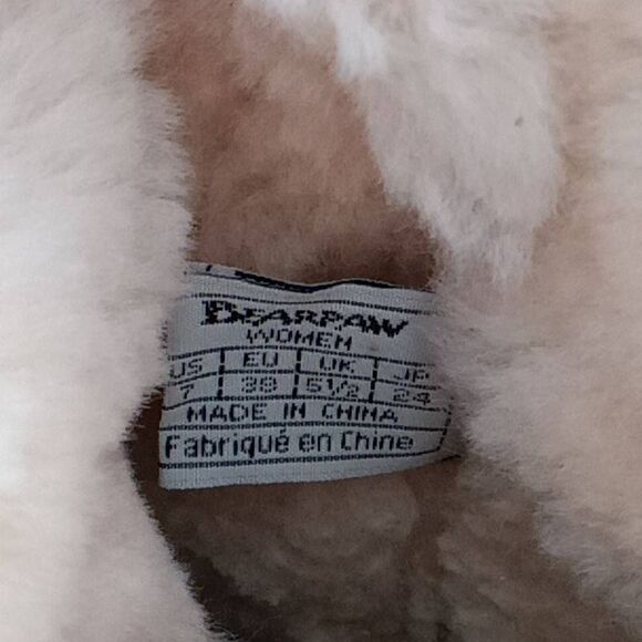 Bearpaw Women's Brown Suede Sheepskin Wool Lined Boots Size 7 - Picture 5 of 5